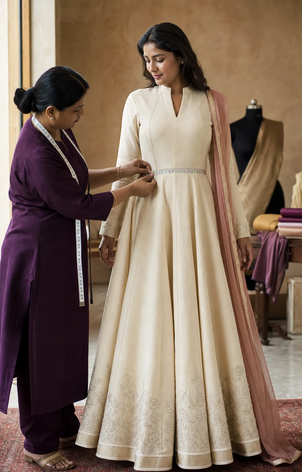 Inside the Chandani Boutique atelier in Patna